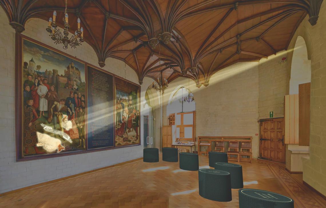 Sfeerbeeld Kleine Gotische Zaal Bouts and Beyond Leuven Sfeerbeeld Kleine Gotische Zaal Bouts and Beyond Leuven